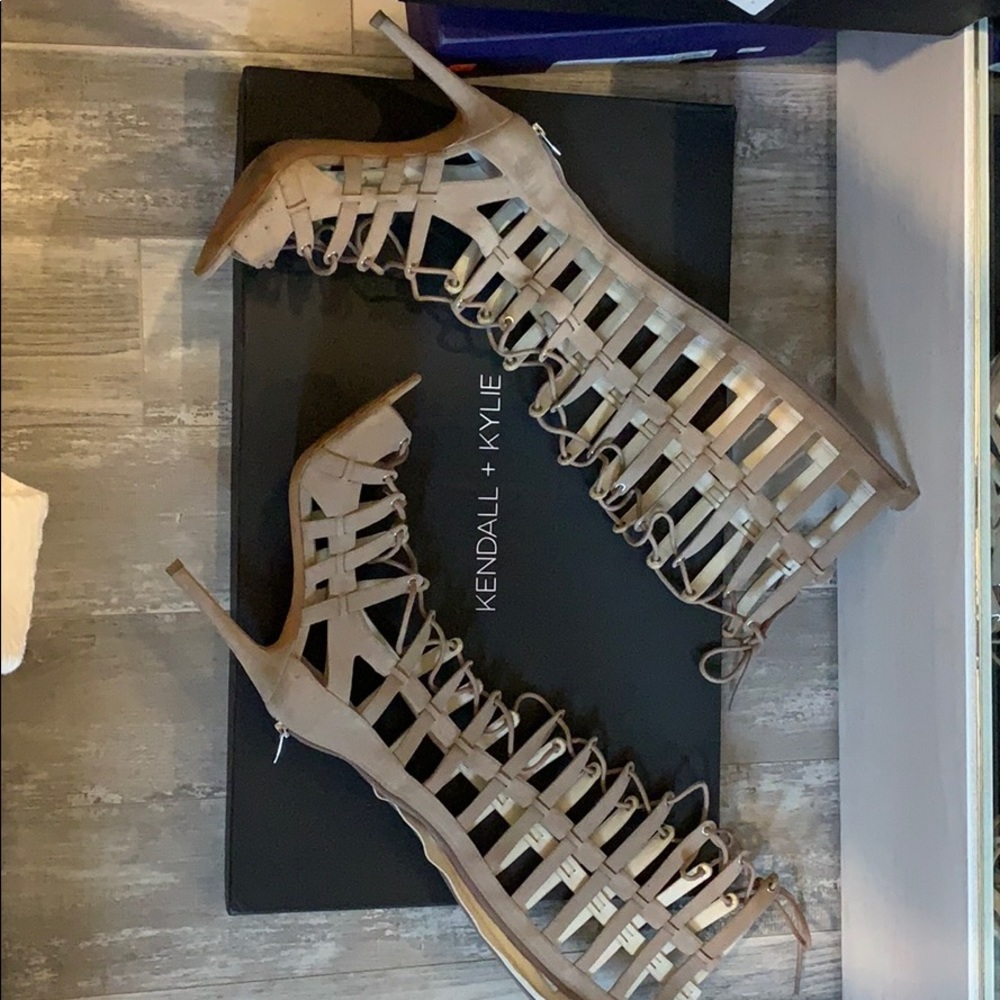 Strappy heels